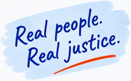 Real people. Real justice.